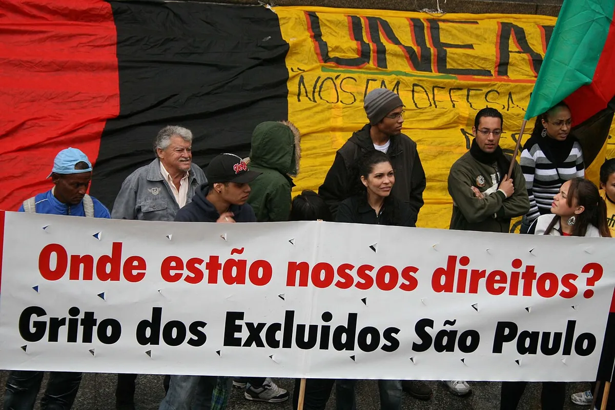 Ato do Grito dos Excluídos com movimentos sociais populares